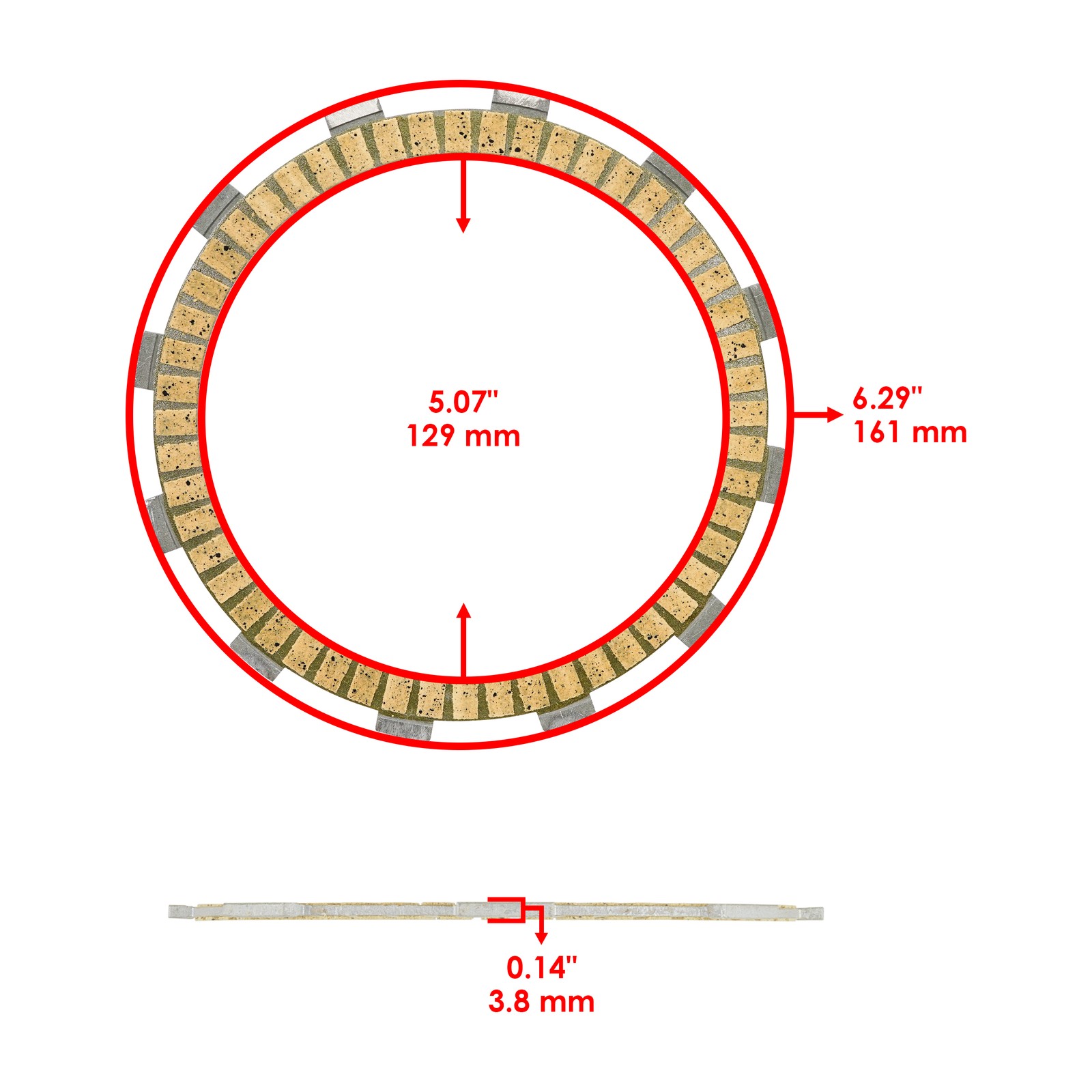 Clutch Friction Plates Kit For Harley Touring Electra Glide Classic Ultra 98-06