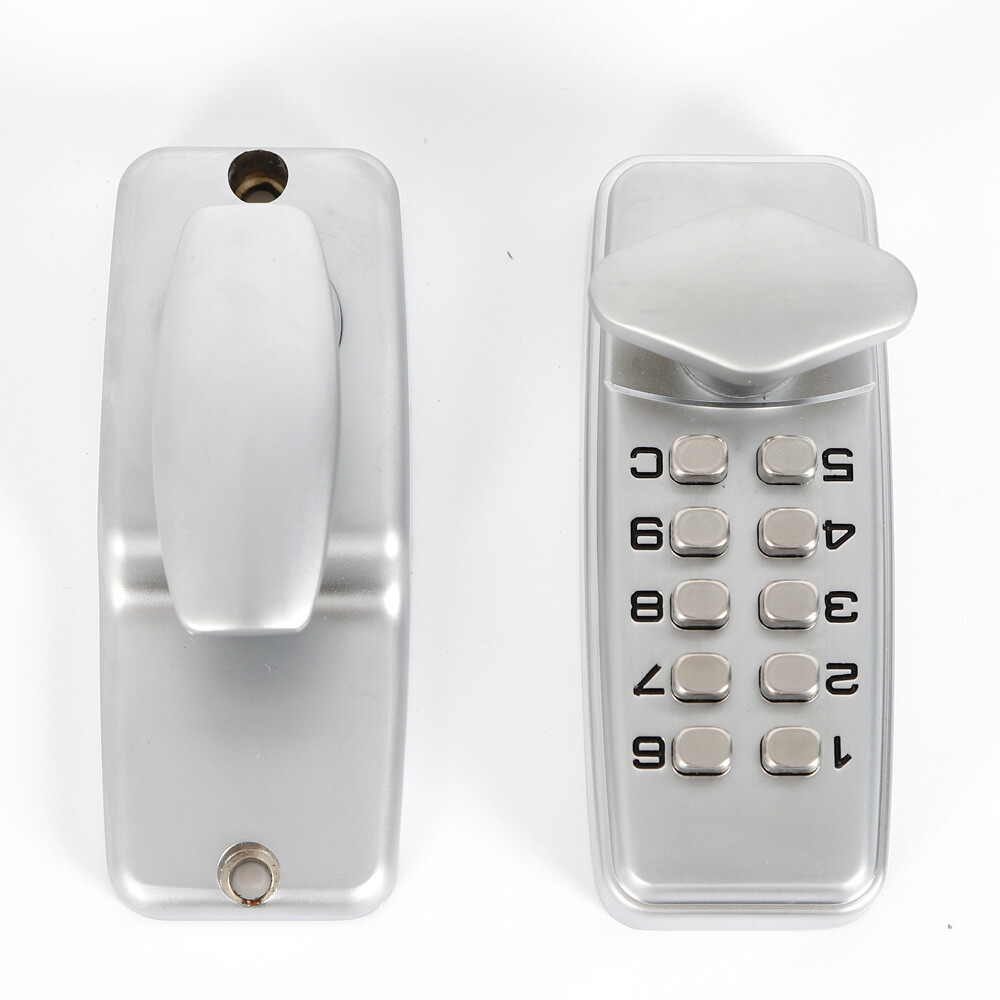 Keyless Mechanical Digital Code Keypad Password Entry Door Lock Knob Full Set