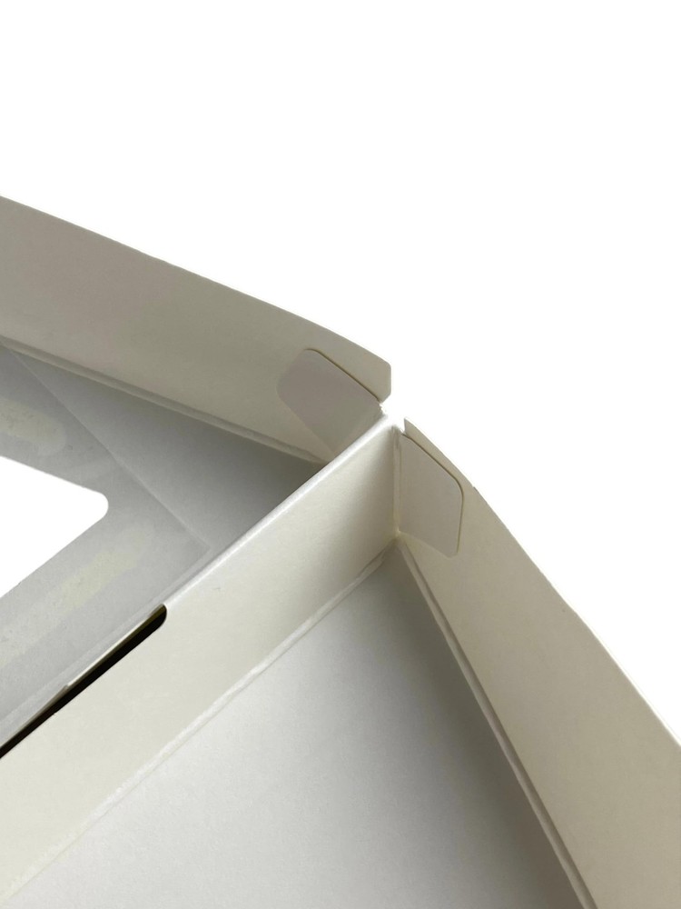 50 pcs Pre-Assembled Triangle Pizza Slice Boxes with Window, Pizza Slice Cont...