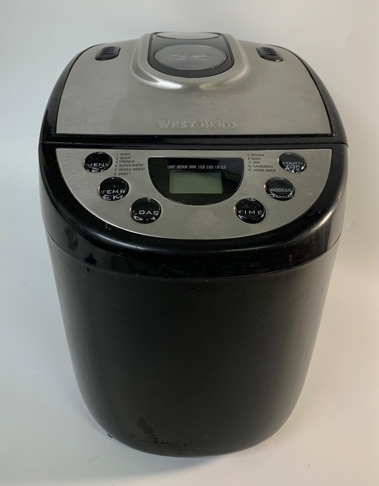 West Bend 41300 Dual Blade 2.5 lbs. Bread Maker & Dough Machine