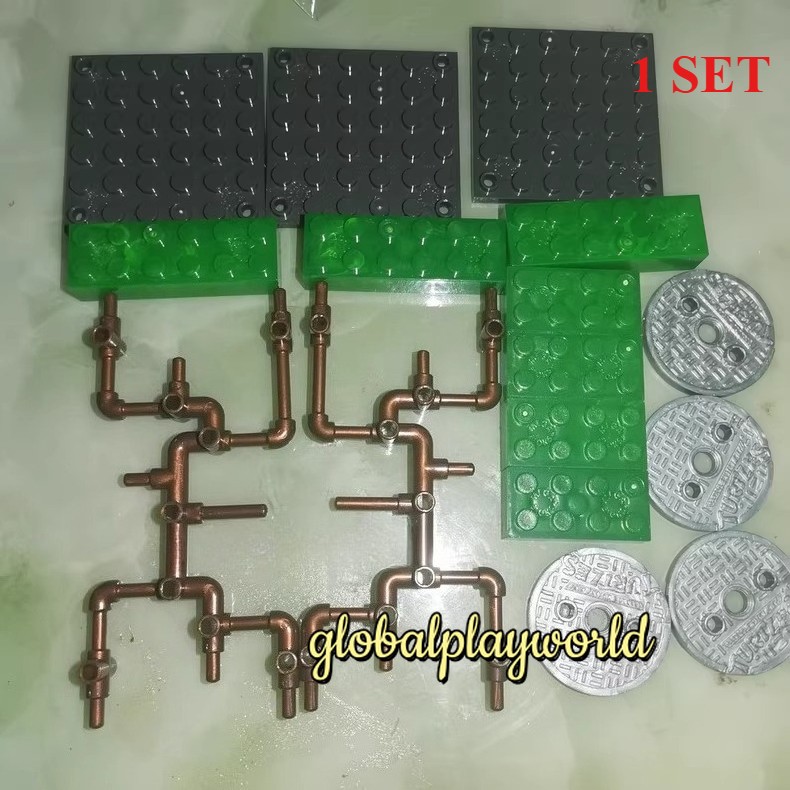 Mega Bloks Construx Minifigures Base Building Model Toy Accessories 1 SET