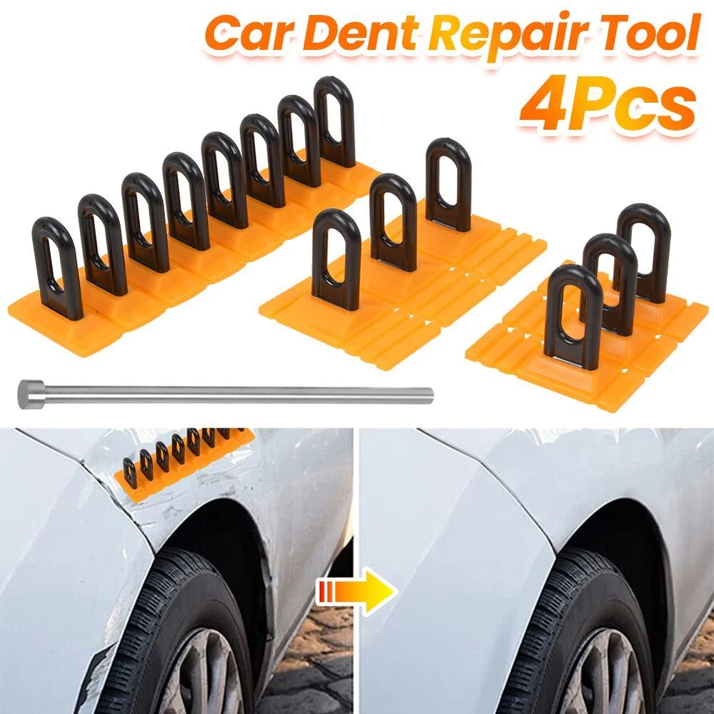 Auto Body Repair Kit Puller Glue Tabs Set Car Paintless Dent Removal Tool 4PCS