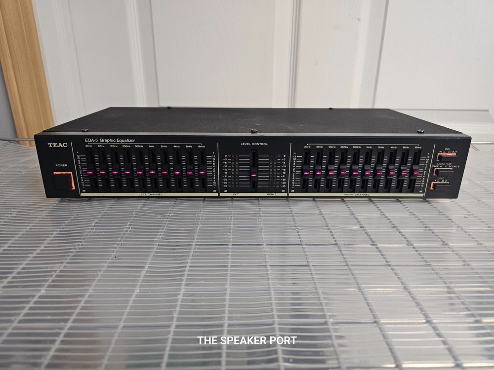 Teac EQA-5 Stereo Graphic Equalizer - CLEANED/TESTED/WORKS GREAT!