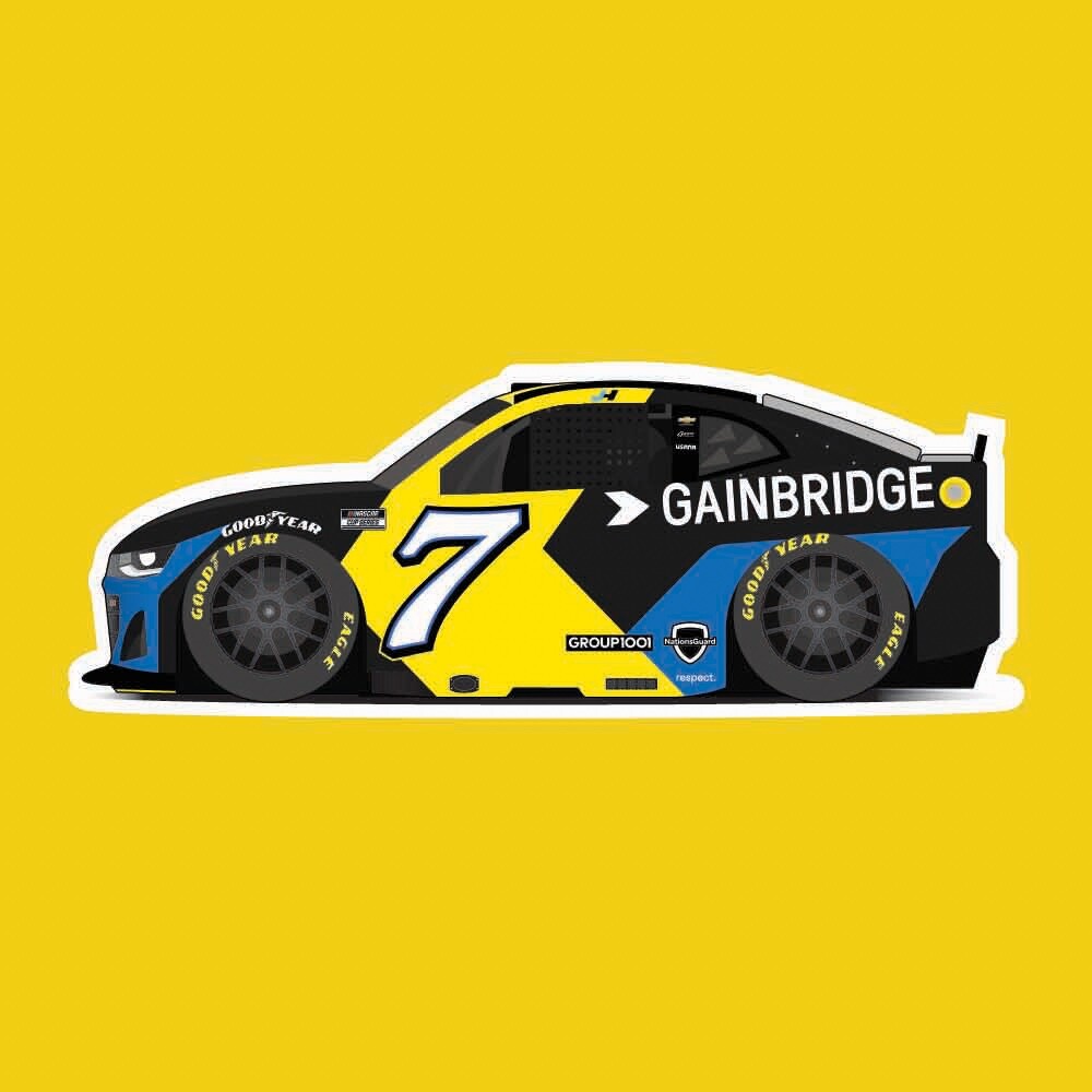 2025 NASCAR Justin Haley Gainbridge Sticker