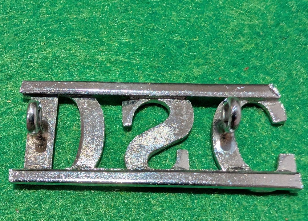 DSC (Devon Special Constabulary) Shoulder Title 50mm Wide Chrome-plated