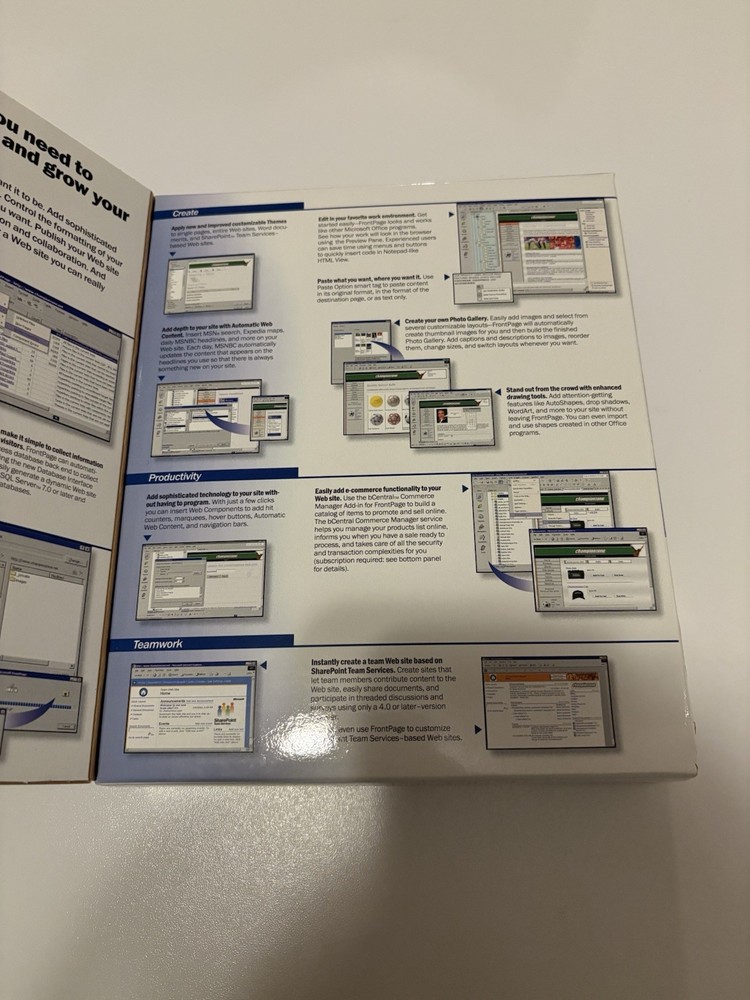 Microsoft FrontPage Version 2002, Windows 98