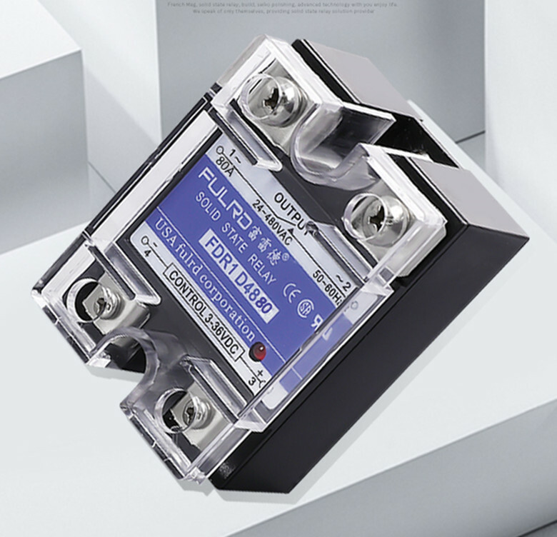 FULRD FDR1 D4880 80A DC-controlled AC single-phase solid state relay SSR-80DA