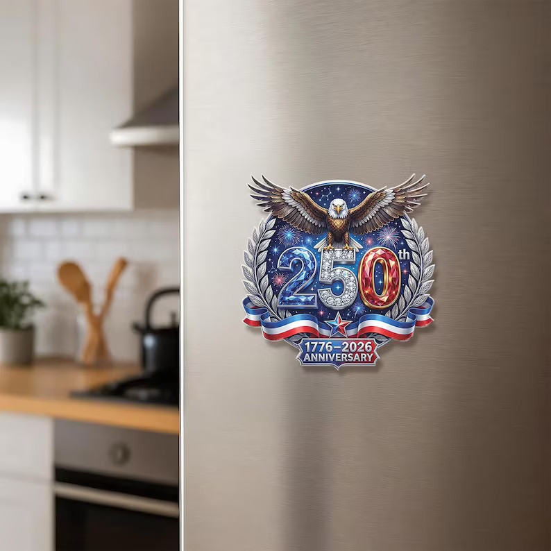 250th Anniversary Custom Shape Magnet Commemorative