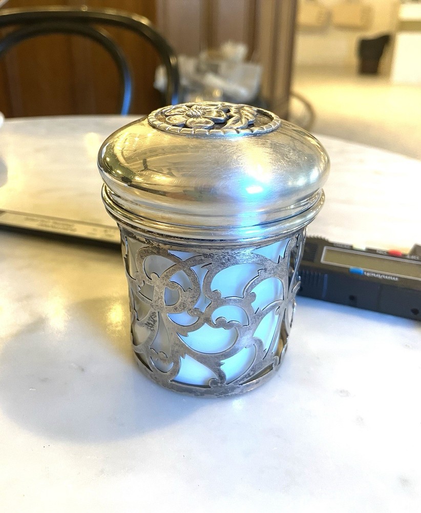 Vintage Tiffany&co Sterling Silver Jar Box