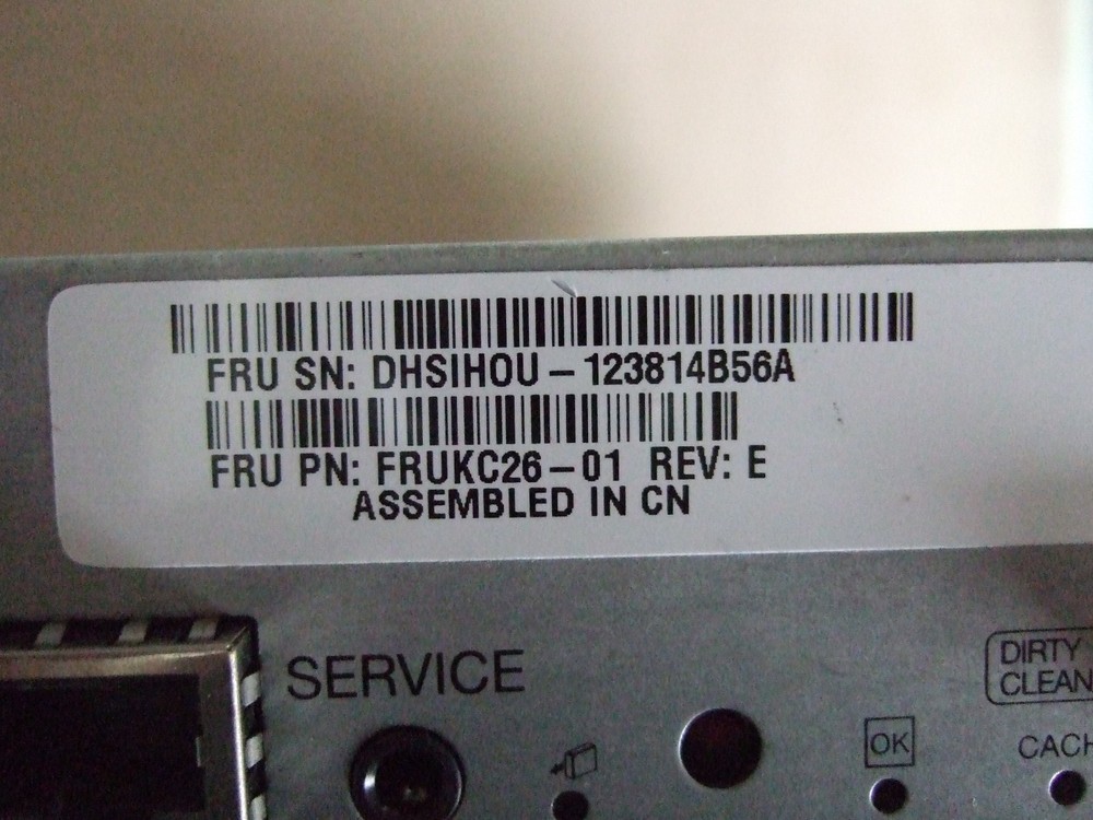 Modular Smart Array Case PN: 81-00000040-01-02 Rev.L FRU PN: FRUKC26-01 Rev. E