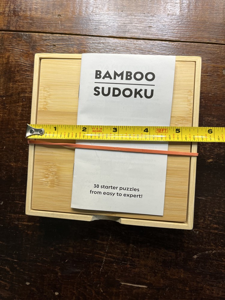 Bamboo Sudoku by Project Genius PreOwned, Never Used