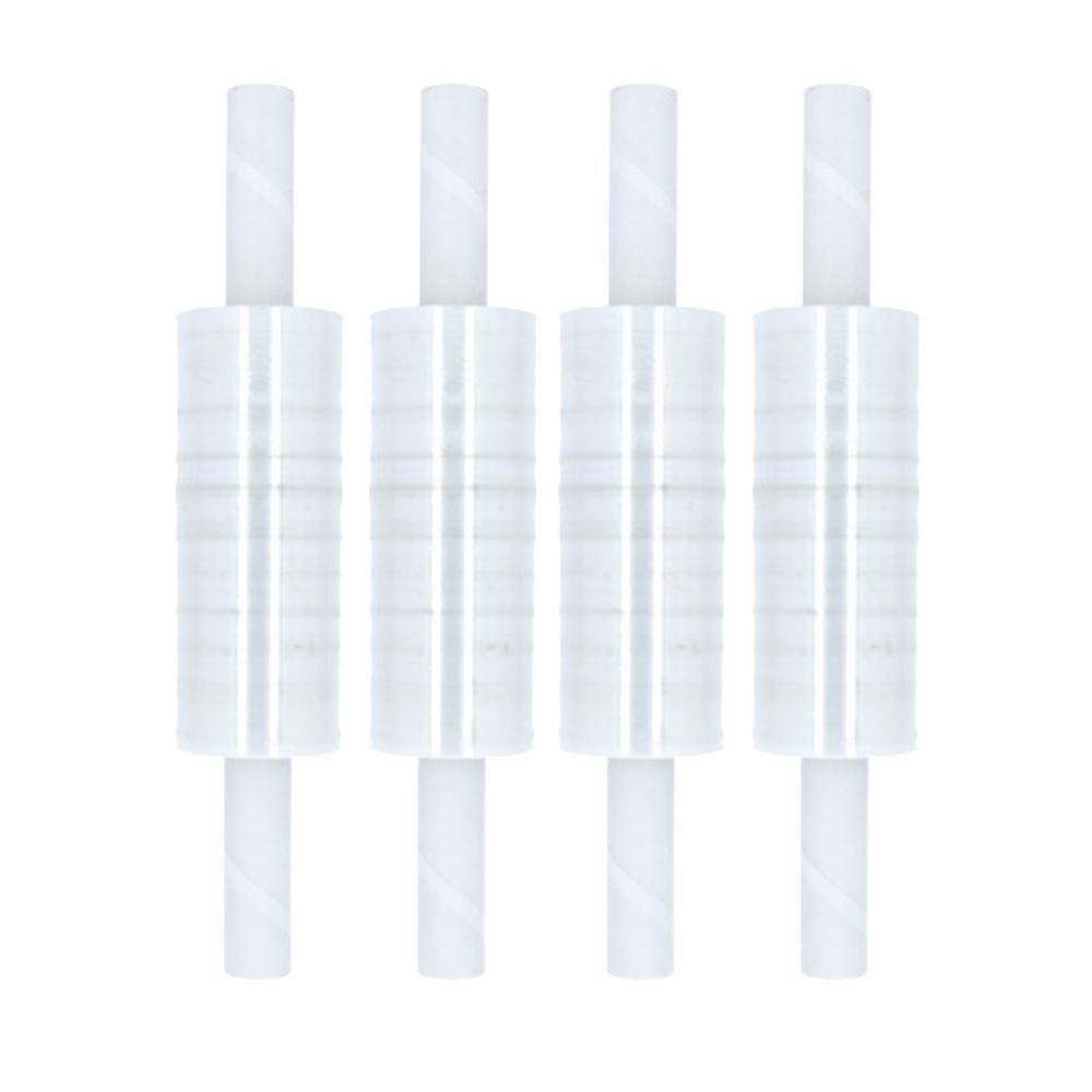 EXTENDED CORE CLEAR PALLET STRETCH-SHRINK WRAP PARCEL PACKAGING ROLLS