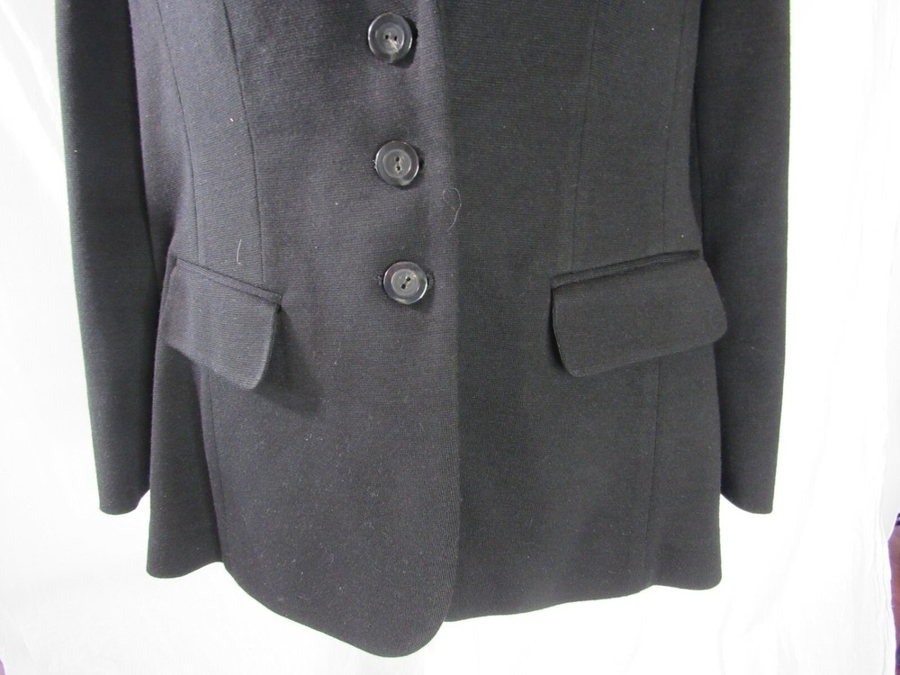 Les Copans Black Blazer Jacket Size 52
