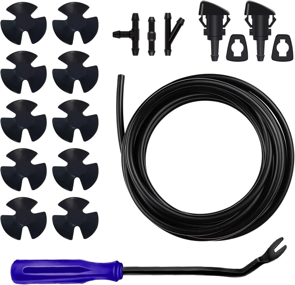 Windshield Washer Hose Connector Nozzle For Dodge Ram Chrysler