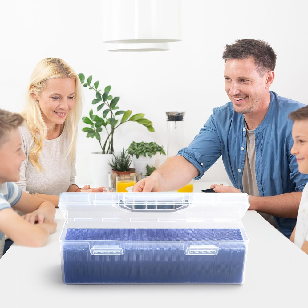 Storage Box for Toploader, Trading Card Storage Box Plastic, Playing Card Case,