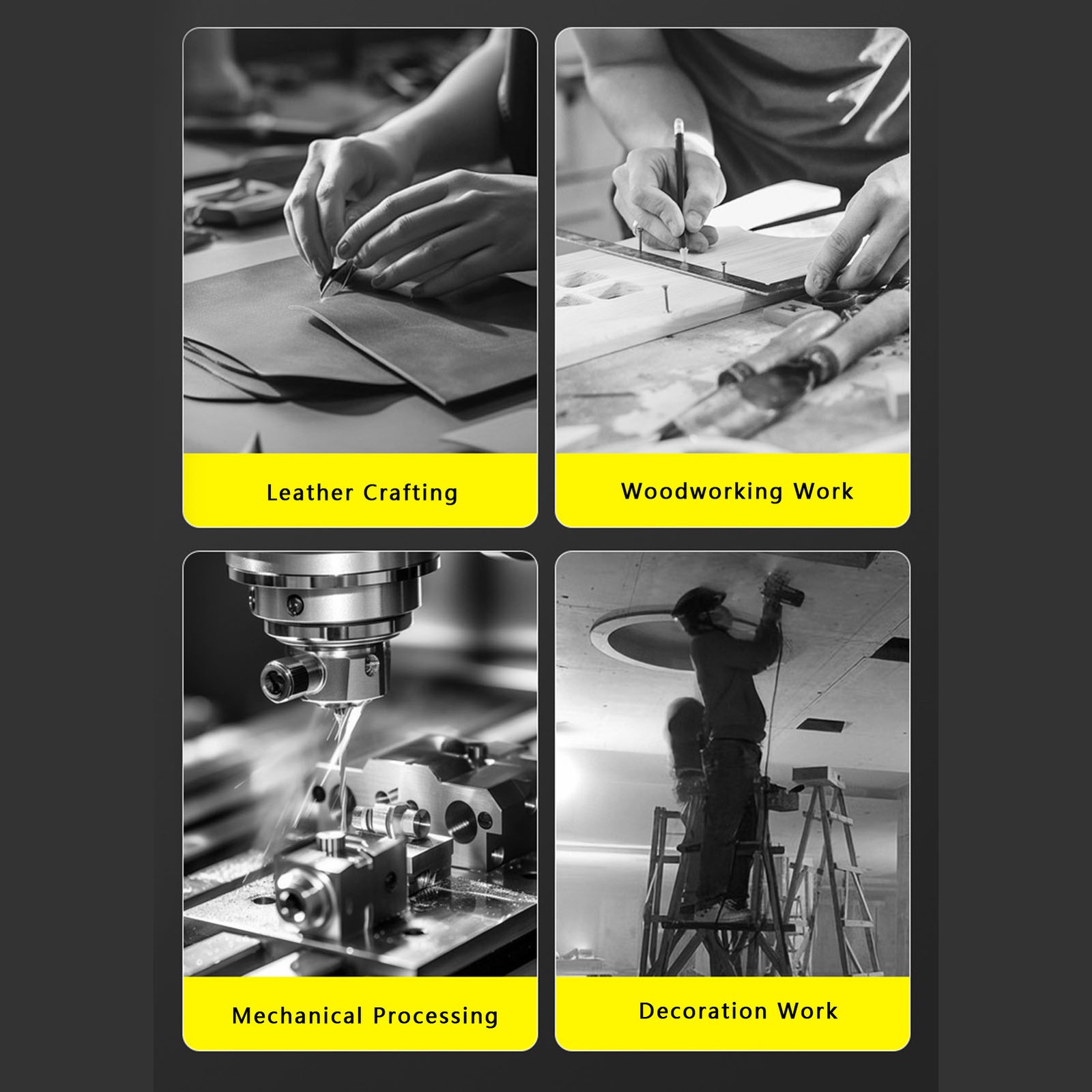 6 Inch Leather Compass Creaser With Adjustable Spacing For Woodworking Popular