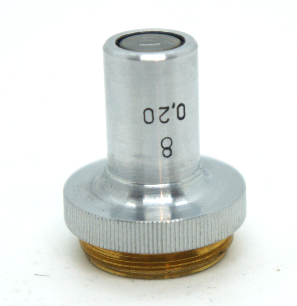 LOMO microscope objective lens 8 0.20