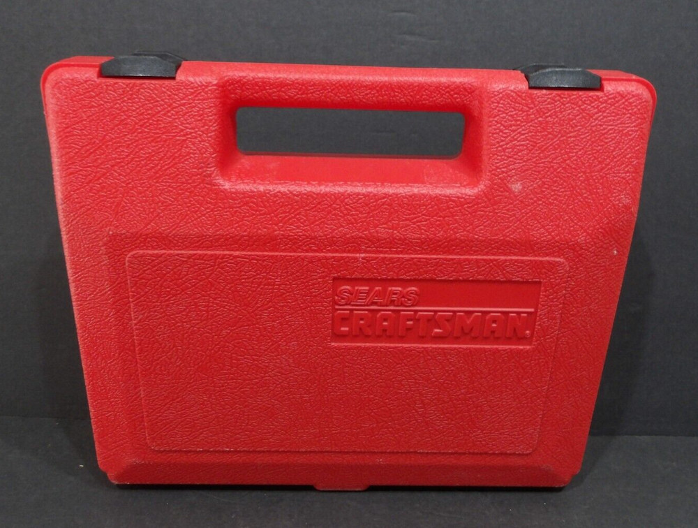 Sears Craftsman Hole Saw & Drill Bit Kit Plastic Carry Case