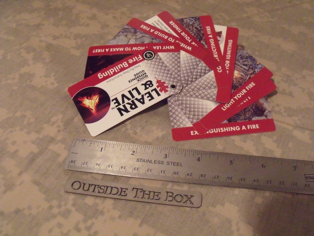 Ultimate Survival Technologies: Fire Building Cards, UST, 8 Cards