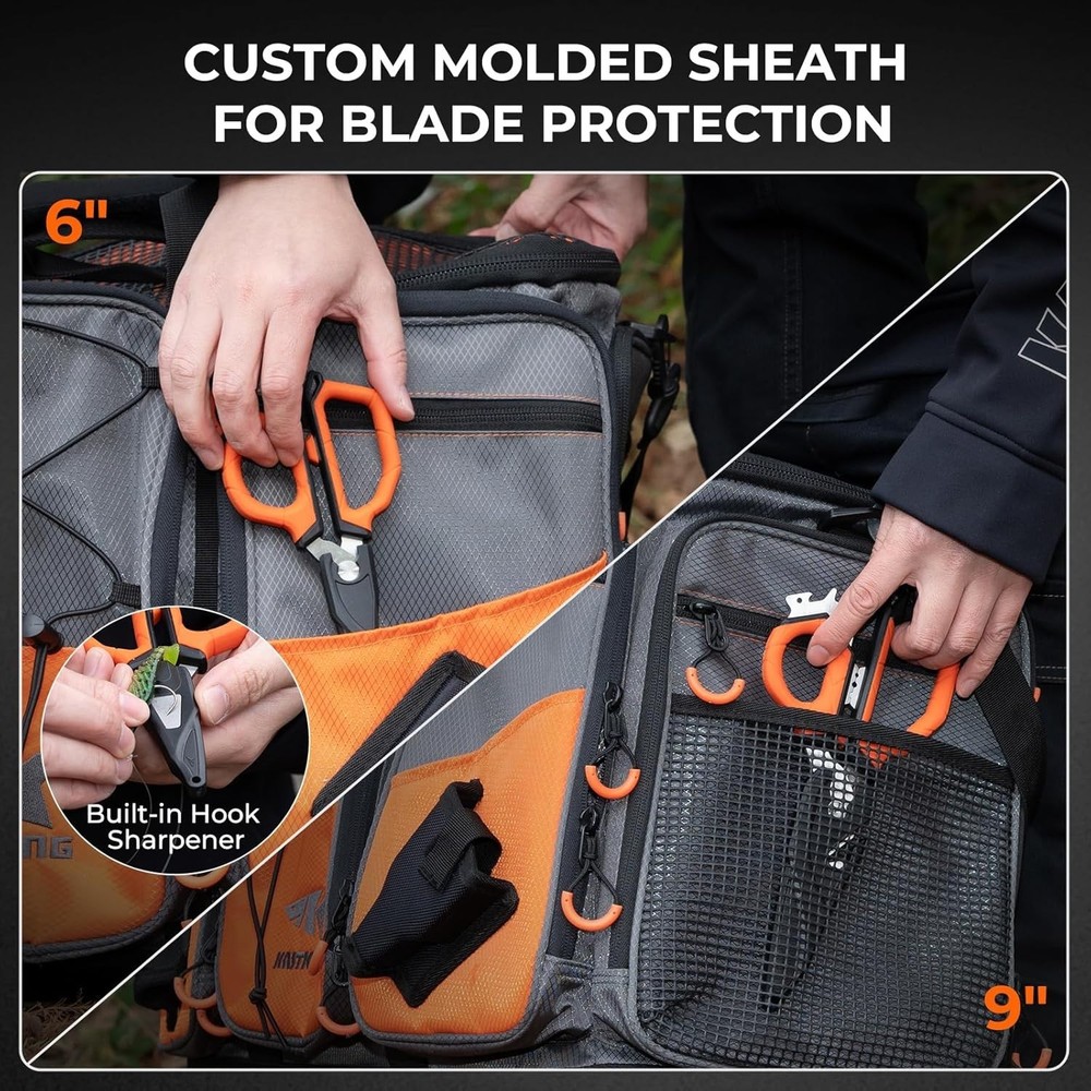 9" Bait Shears & 6" Line Scissors