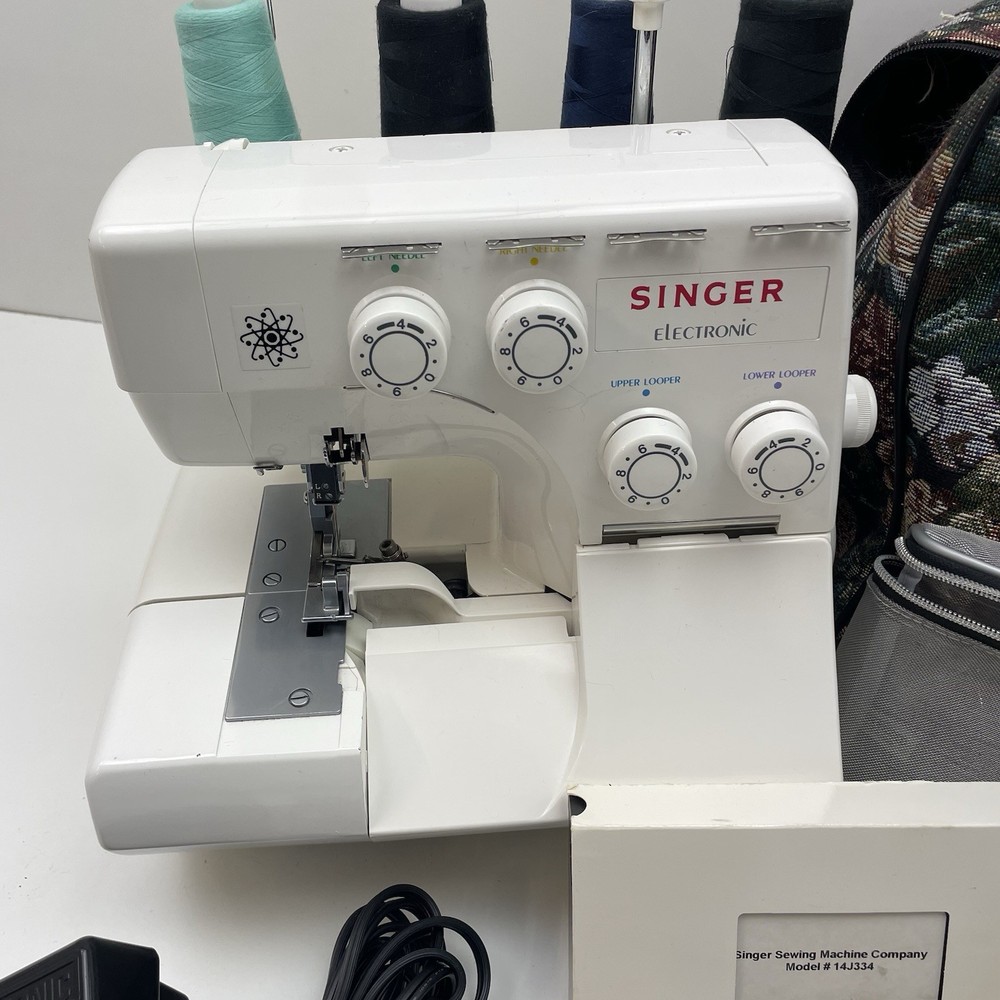 Singer 14J334 Heavy Duty Versatile Mechanical Overlock Serger Sewing Machine