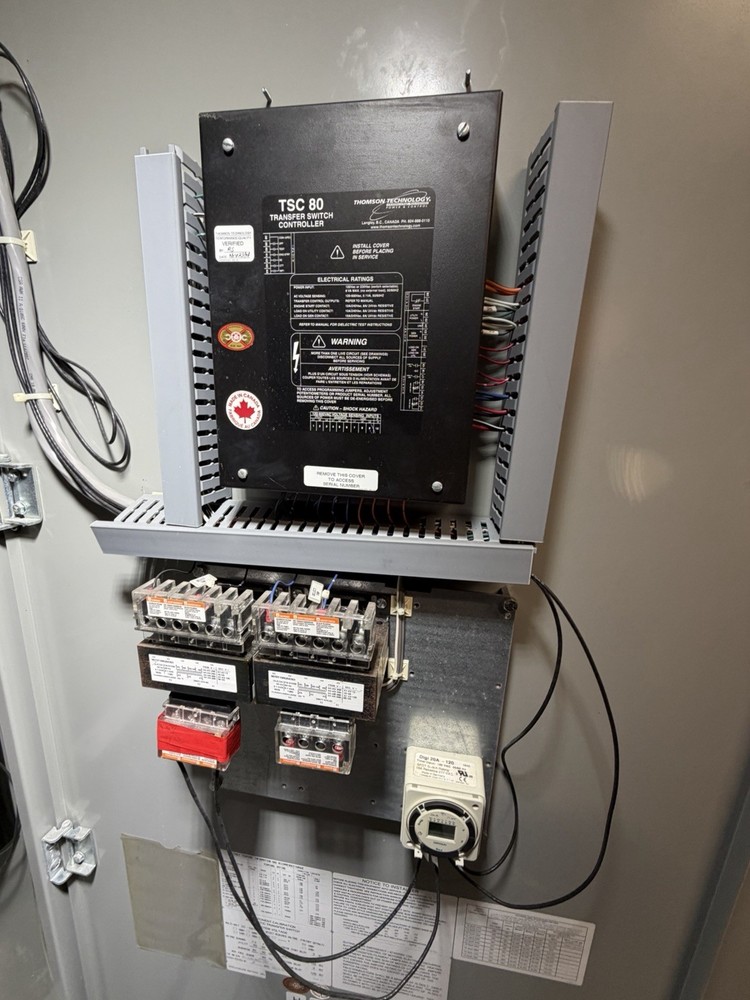 Thompson Technology Automatic Transfer Switch TS 873A0800A1AY 1EKKAA 600V 800A