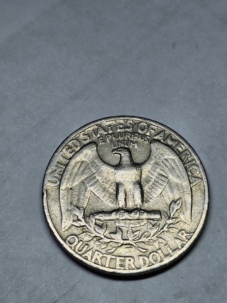 1967 Quarter No Mint Mark, Reverse side Double Die Error