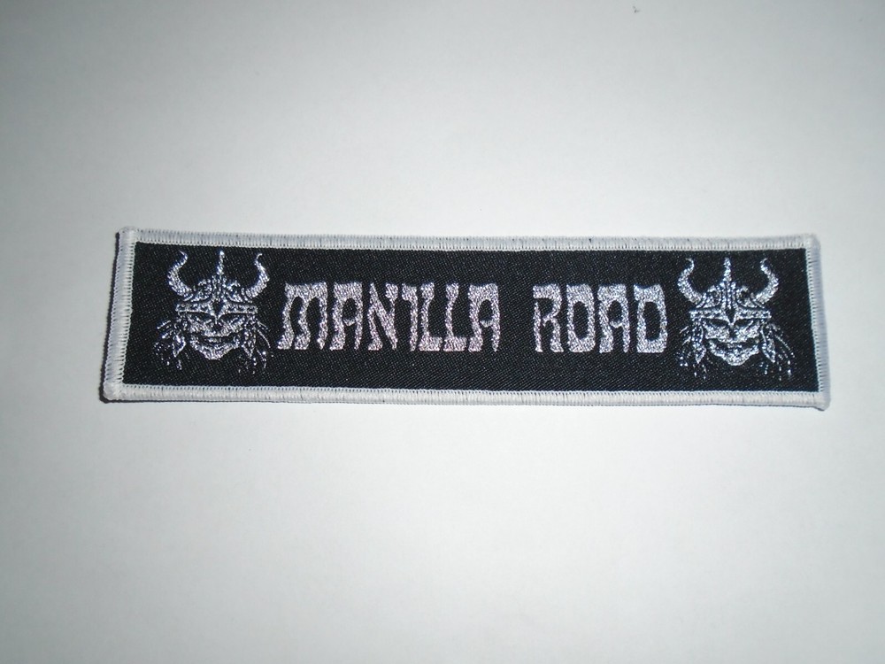 MANILLA ROAD VIKING SKULL WOVEN PATCH