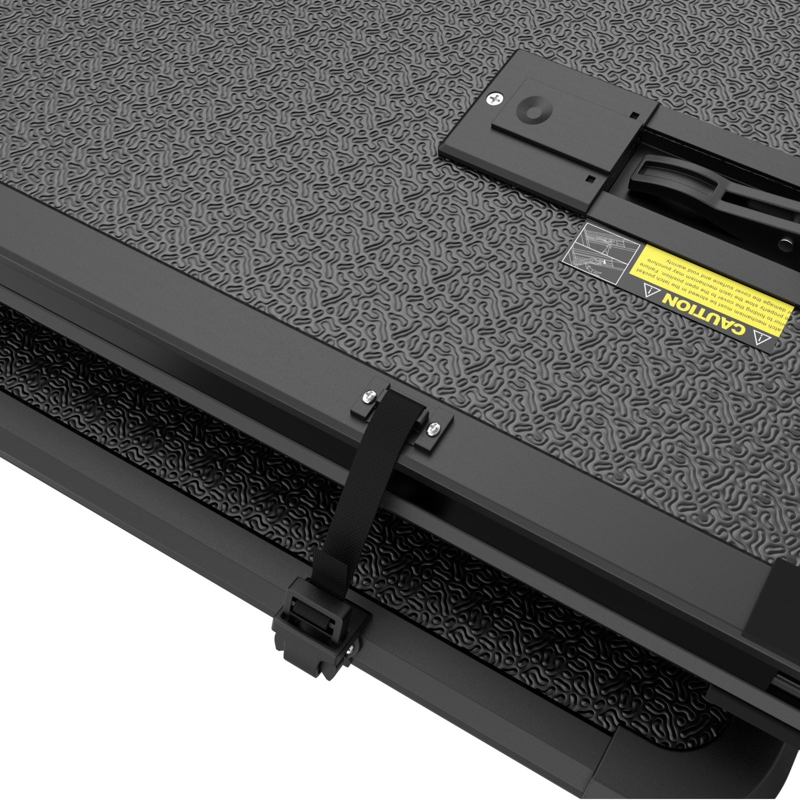 5FT Hard Tonneau Cover Truck Bed Cover For 05-24 Nissan Frontier 3-FOLD W/ Led