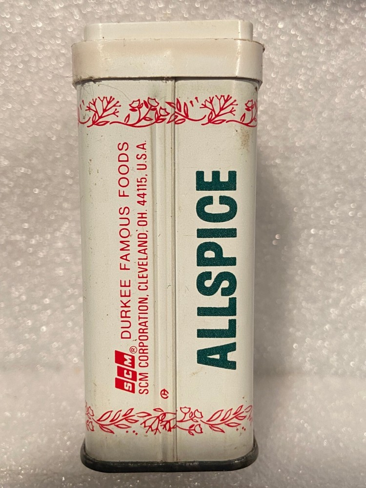 1.75oz Durkee Ground Allspice Tin *Pre-Owned/Empty* dd1