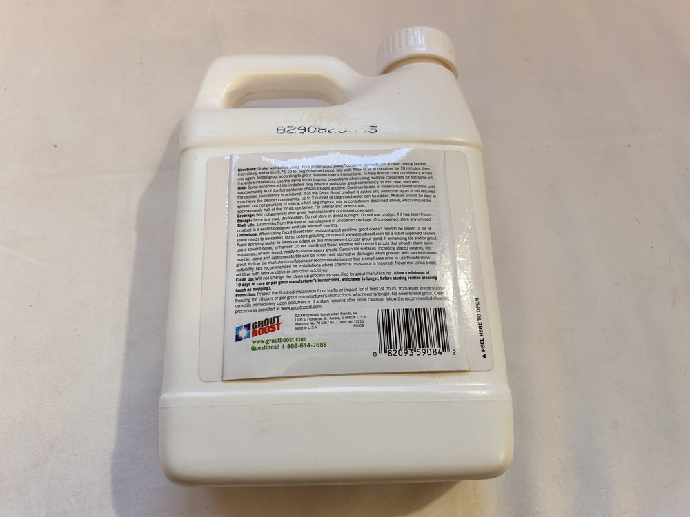 Stain-Proof Additive For Sanded & Unsanded Grout - 'Grout Boost' 27fl oz