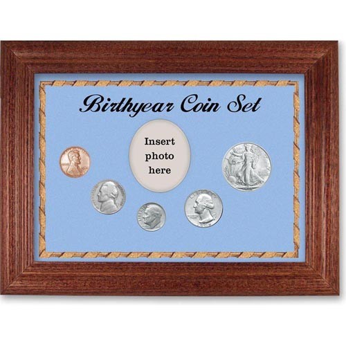 1946 Birthyear Coin Gift Set Cherry Frame