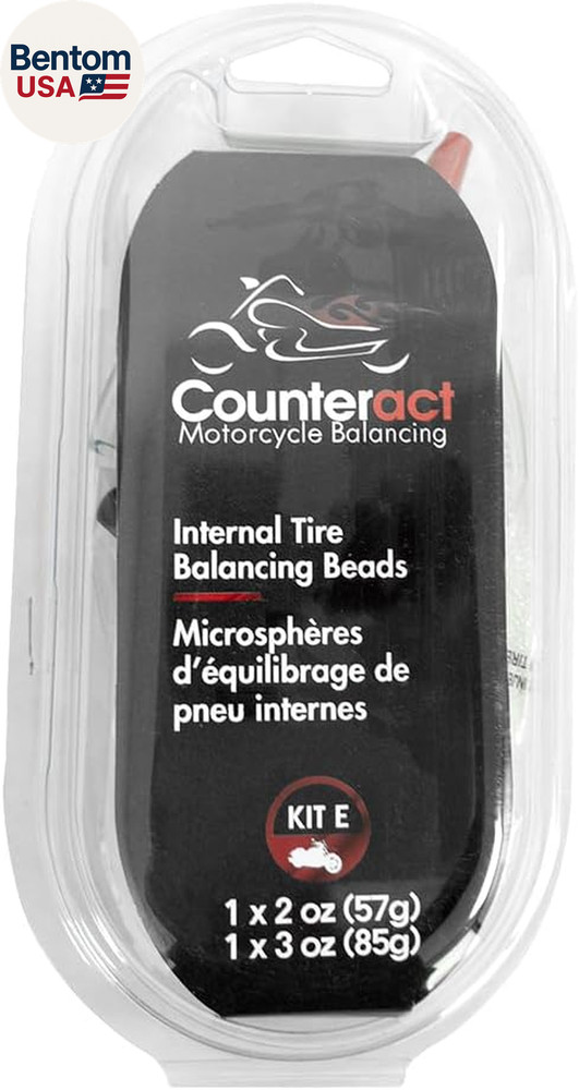 KIT-E Motorcycle Do It Yourself Tire/Wheel Balancing Beads Kit - (1) 2Oz (1) 3Oz