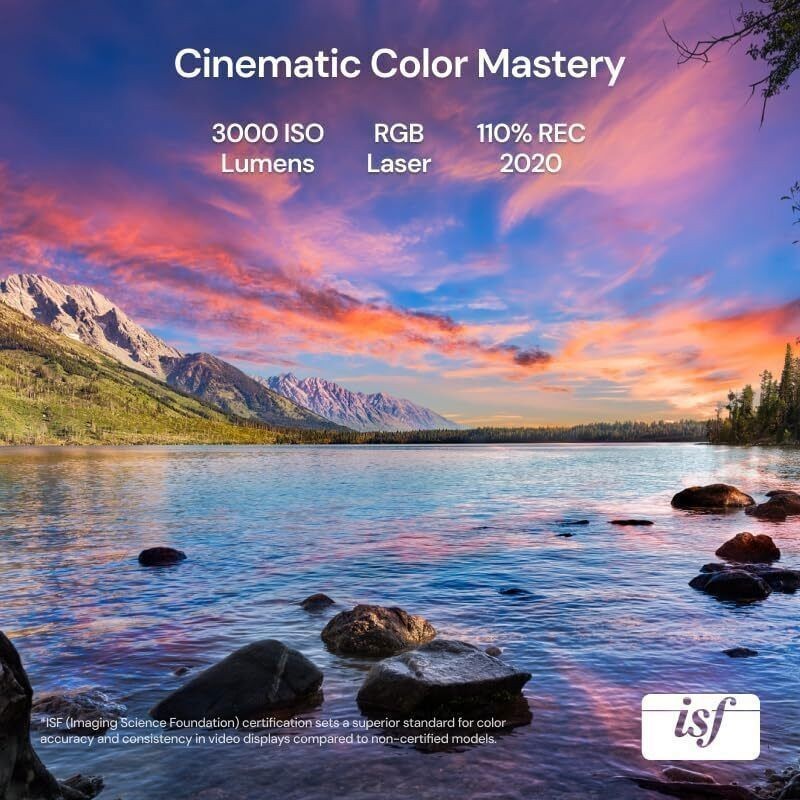 Valerion VisionMaster Pro2 Bundle+Free Ceiling Mount Triple Laser Projector 4K