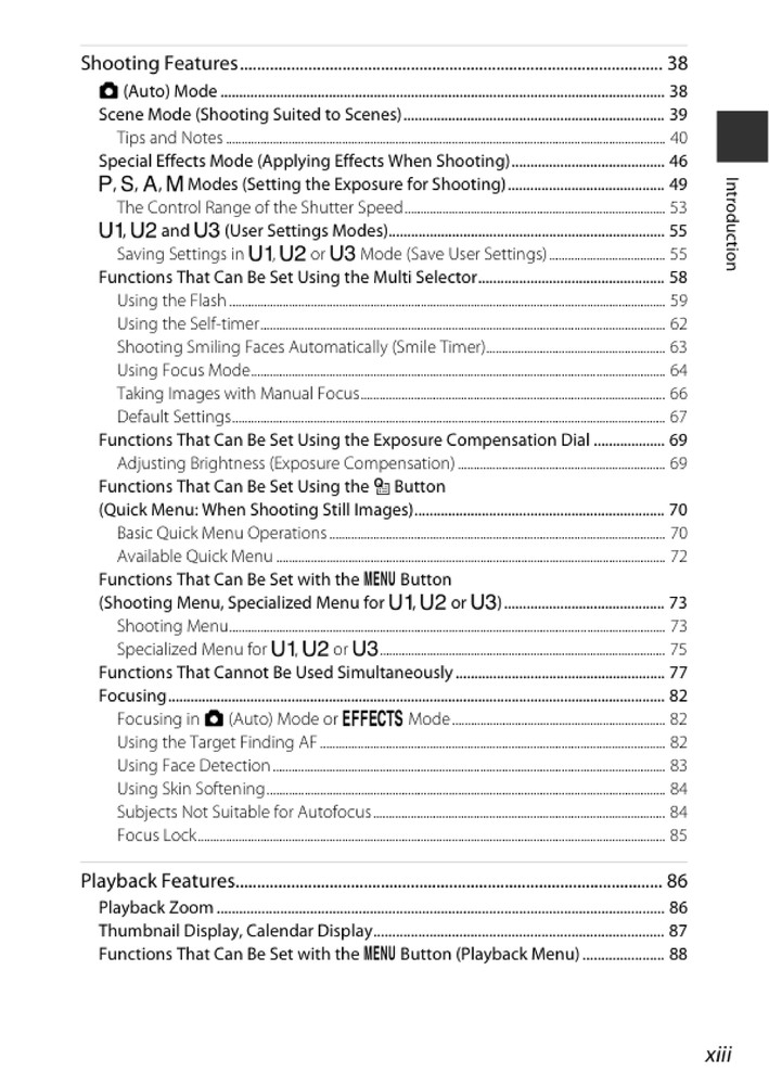 Nikon CoolPix P7800 — User Reference Manual — 1/2 Size 5.5" x 8.5" Small Compact