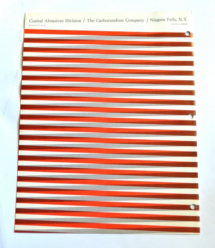 CARBORUNDUM STROKE SANDER BROCHURE