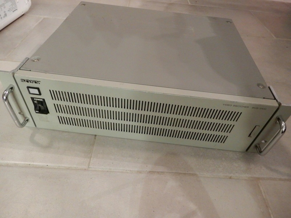 Sony Video Switcher BVS-3100 System Set Editor Master Controller RGB Composite