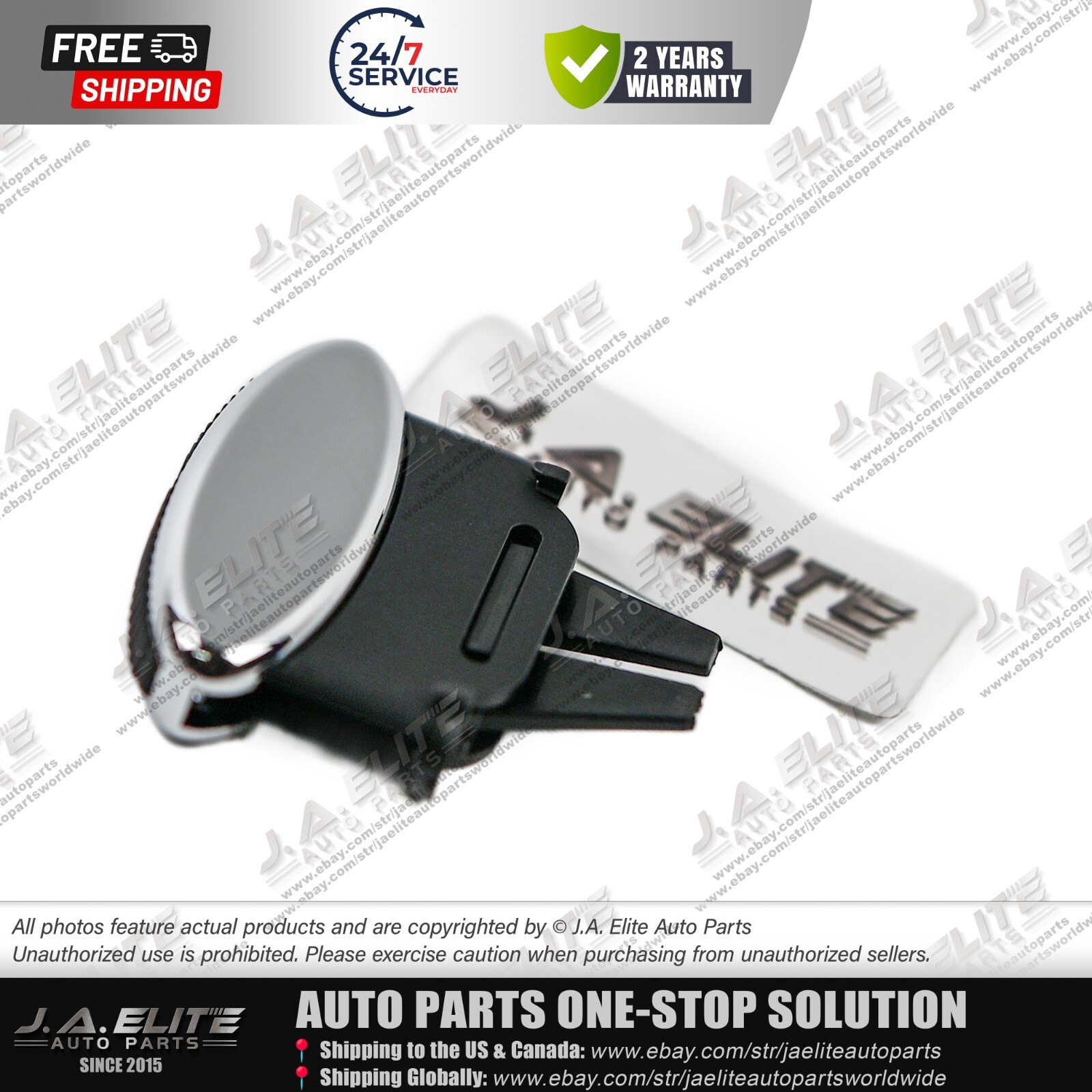 AC Air Vent Outlet Paddle Clip Slide fits Maserati GranTurismo GranCabrio