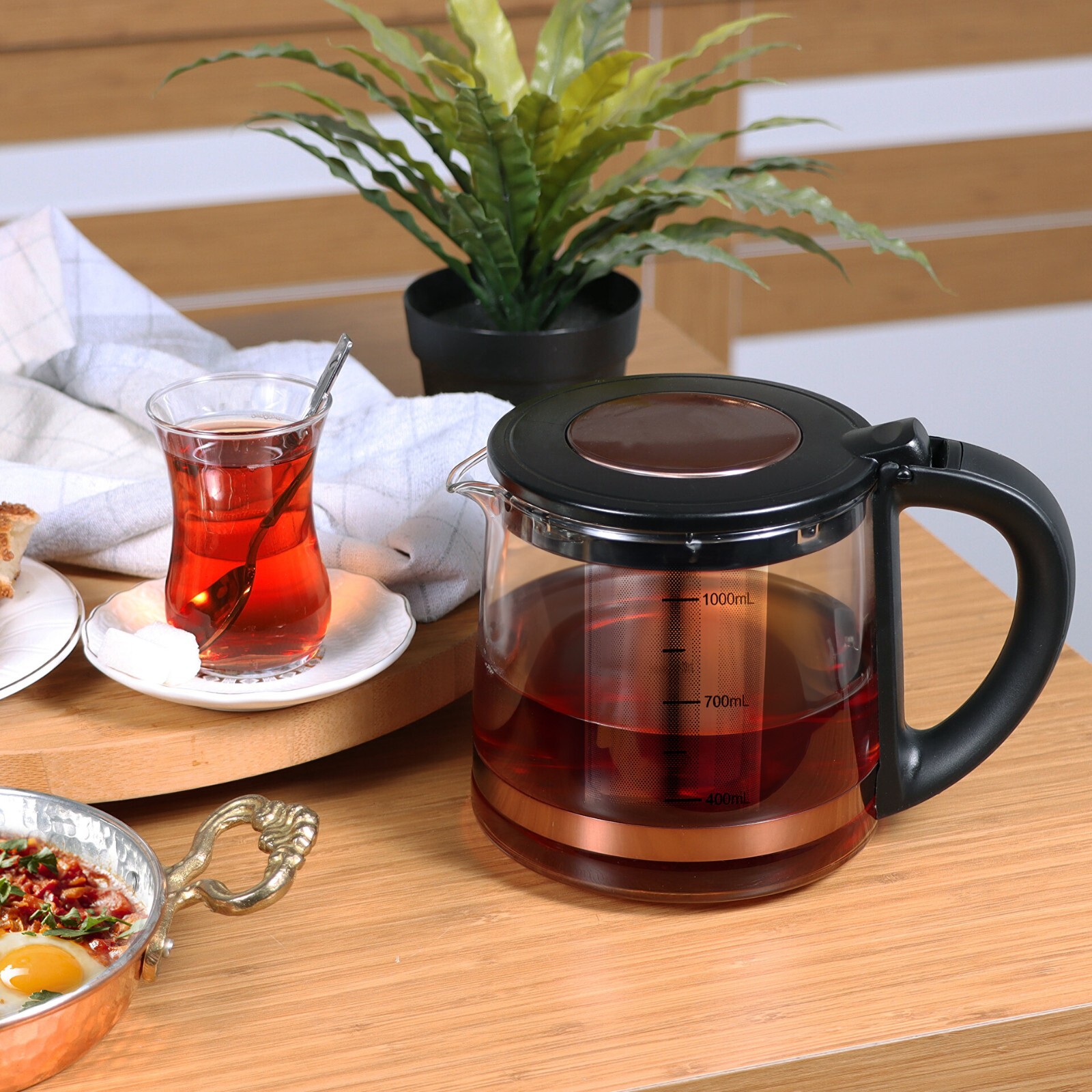 Any Morning Tea Maker Electrical Turkish Tea Machine Teapot Samovar 68 oz