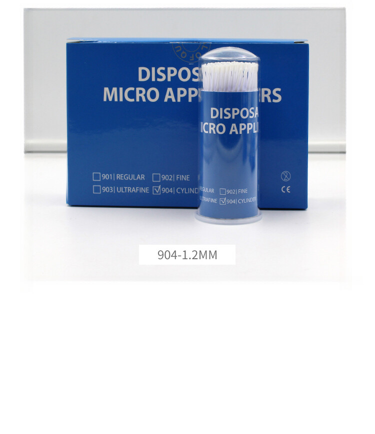 Dental Microbrush Disposable Micro Applicator Brush Bendable Soft Brush Tips