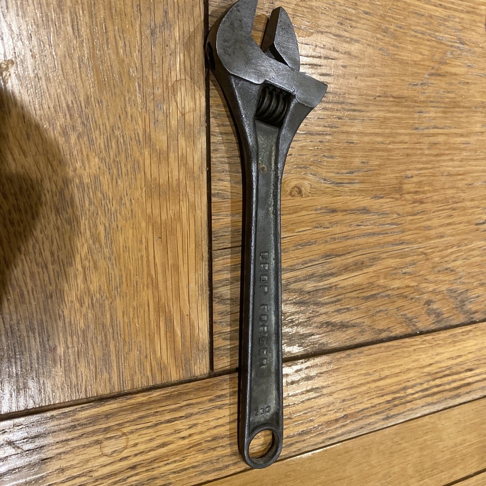 Vintage Taparia 10” Adjustable Spanner, Really Nice Condition