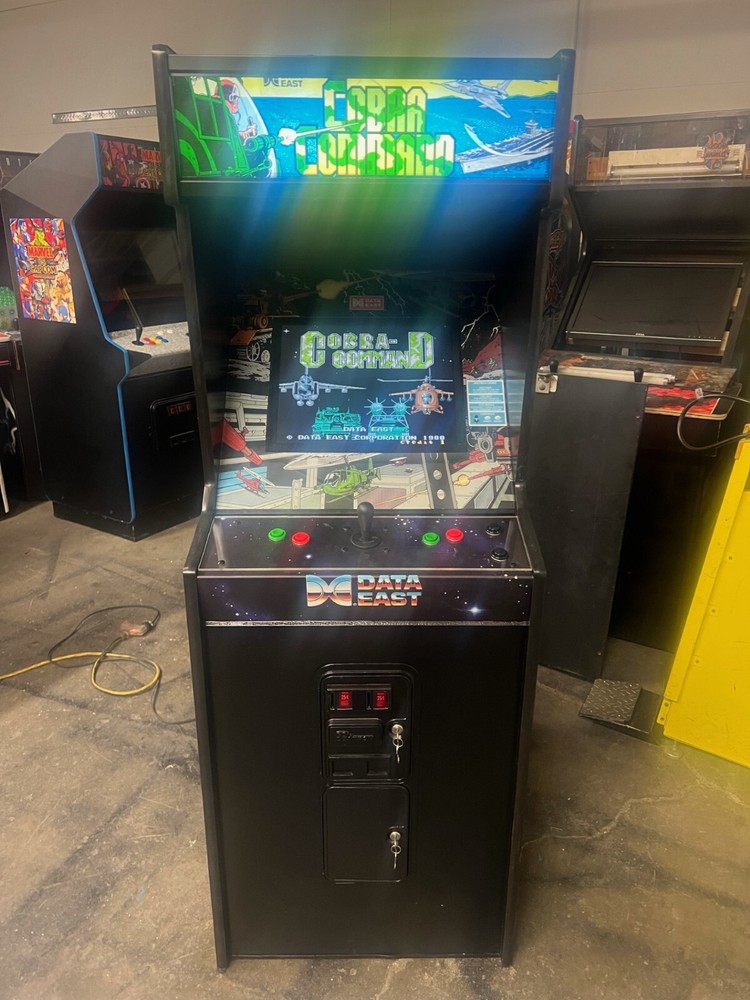 COBRA COMMAND ARCADE MACHINE 1988 Data East (Excellent Condition) *RARE*