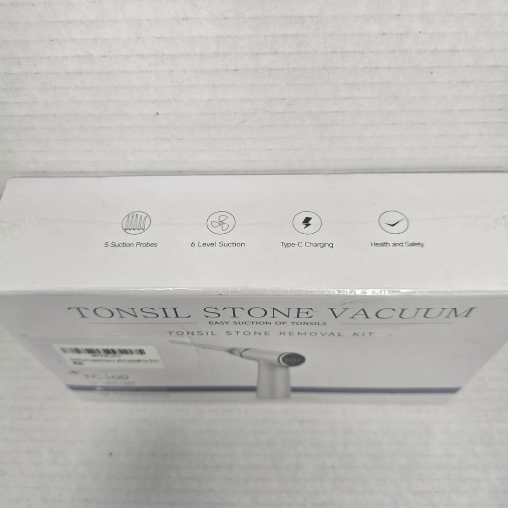 Tonsil Stone Vacuum TC100 w/ LED Light & Tips New