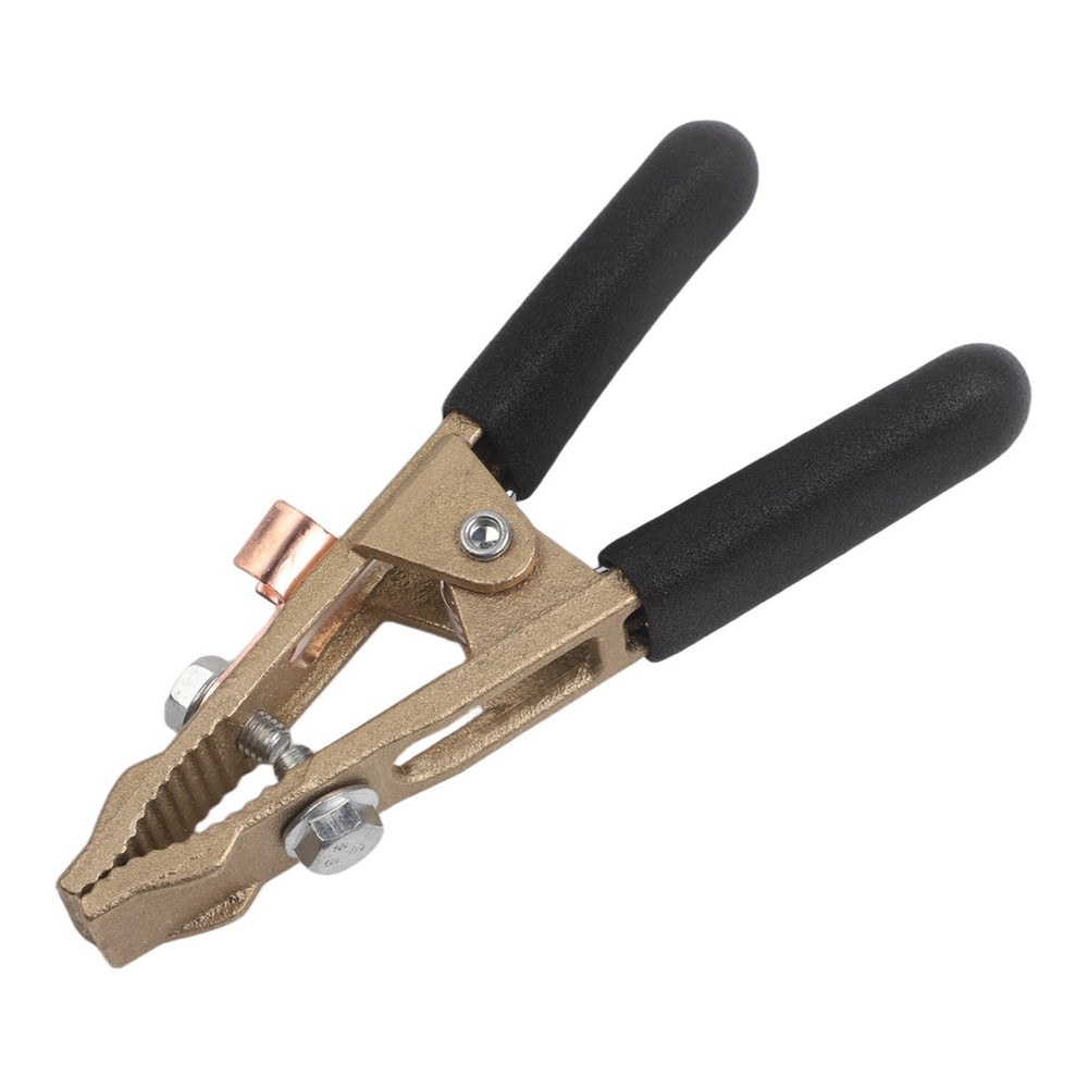 260 Amp Earth Cable Clamp Brass Welding Pliers with Protective Sheath Handle