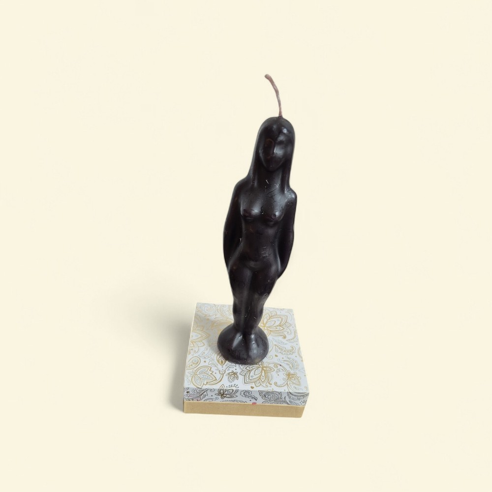 Female Image Candle Black