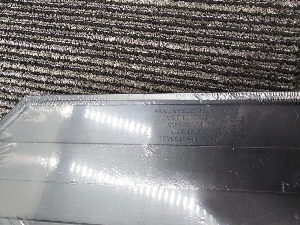 (QTY 6) Quantum DUS240-250 Solid Stack and Hang Dividers Black