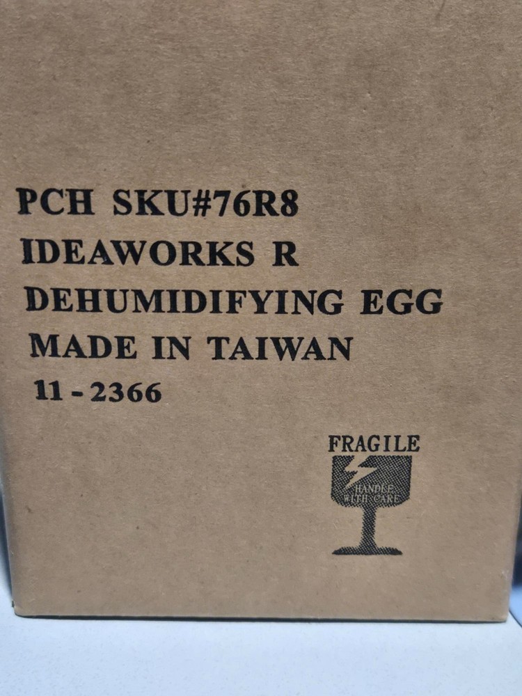 Portable Dehumidifying Egg Dehumidifier Absorbs Moisture Reusable: 3 packs