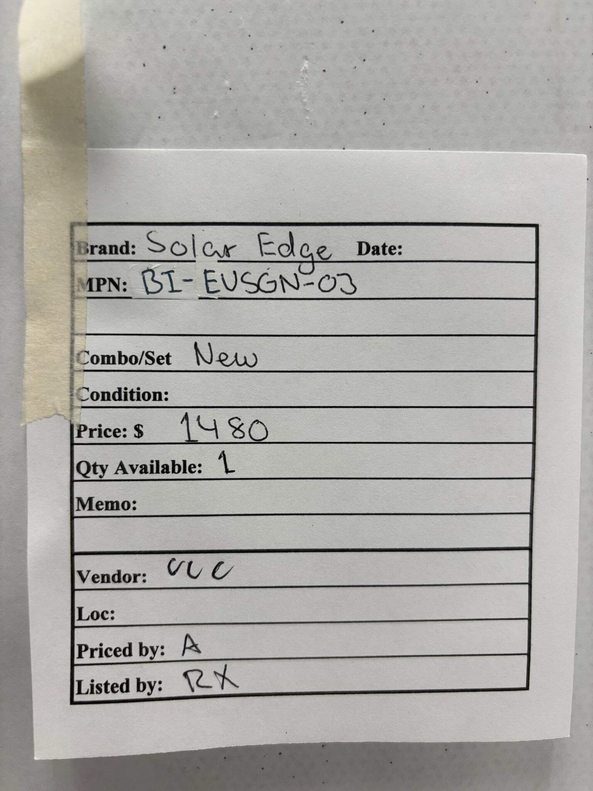 SolarEdge Backup Interface BI-EUSGN-03 for Home Energy Hub Systems