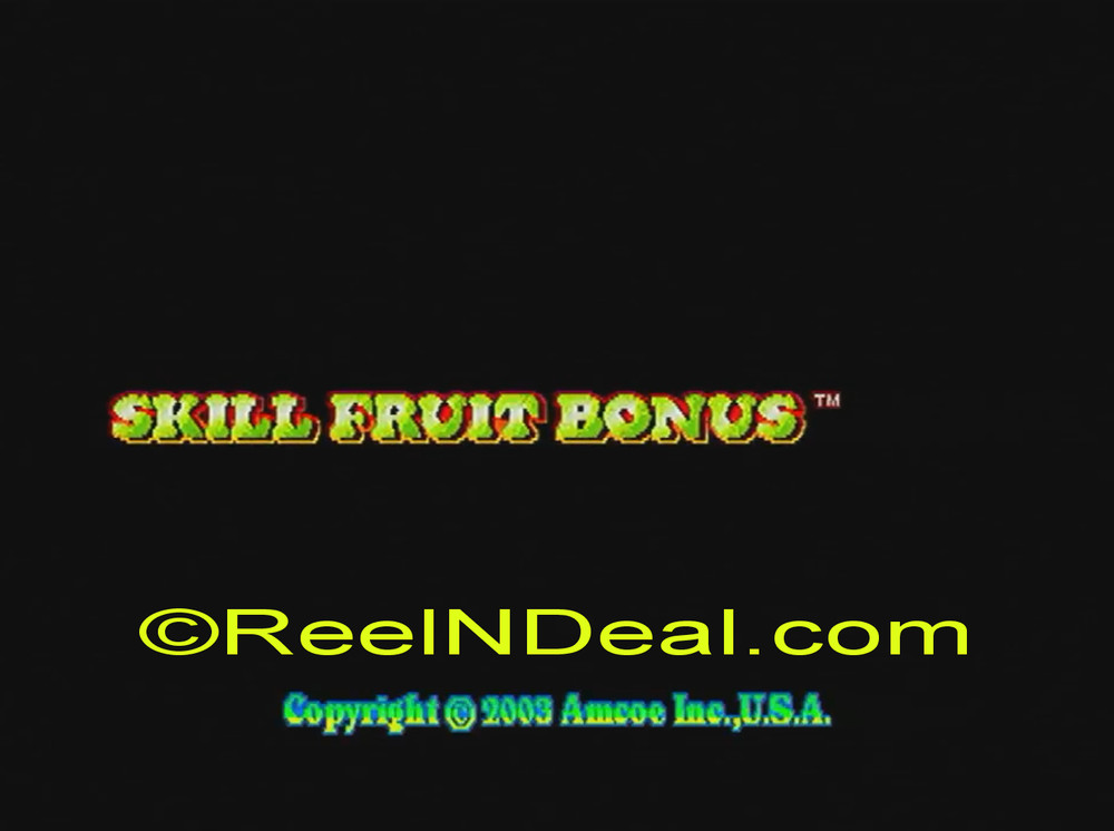Amcoe Skill Fruit Bonus Cherry Master 8-Liner Slot Machine Skill Only Game