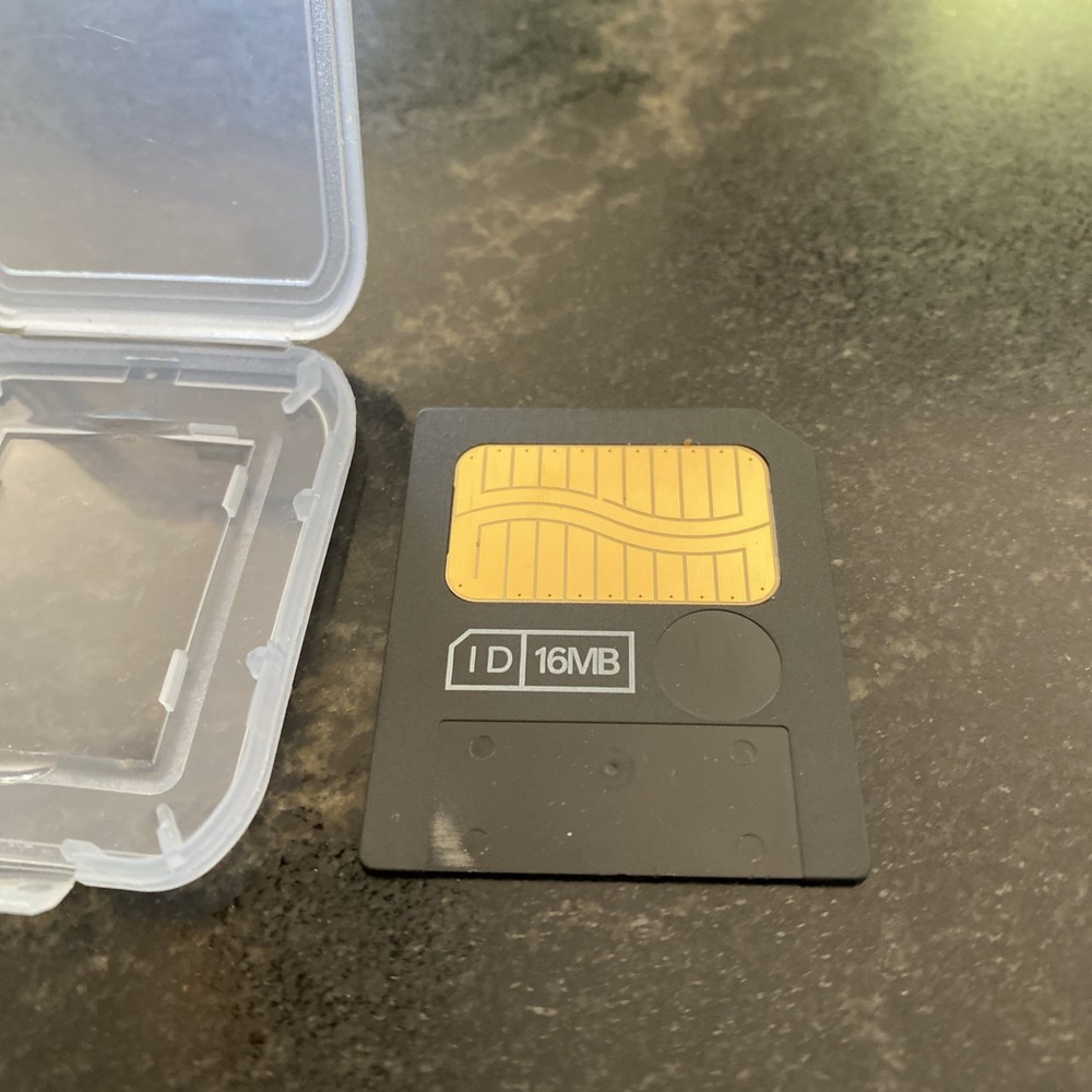 Olympus SmartMedia ID 16MB M-16P Camera Memory Card With Case